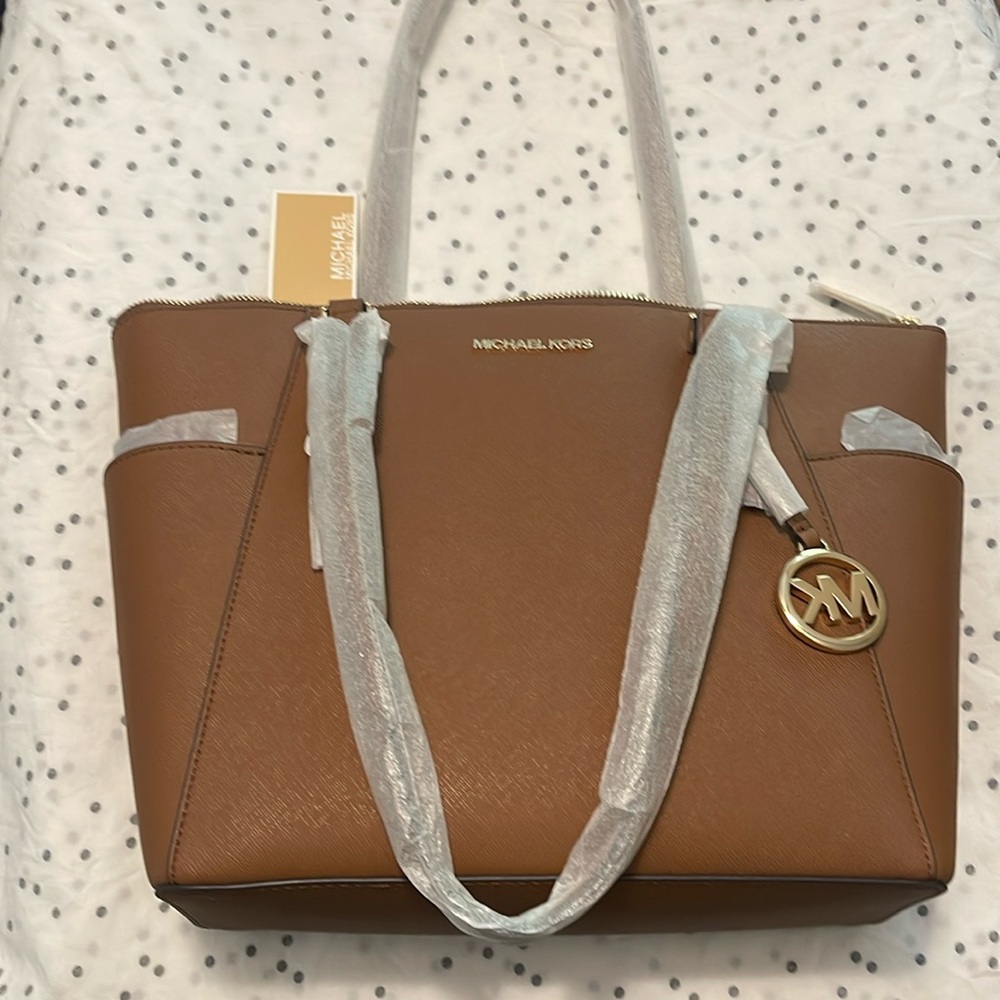 Michael Kors Charlotte Large TZ Tote leather bag